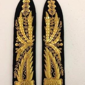 ALAMARI IN CANOTTIGLIA ORO PER ISPETTORE POLIZIA LOCALE