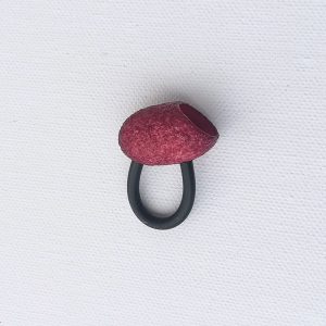 Anello bozzolo di seta Rosa antico