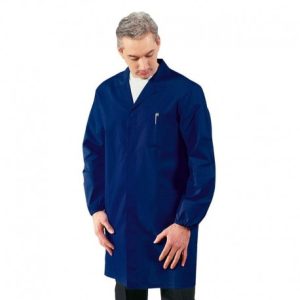 CAMICE BLU UOMO ISACCO CON BOTTONI  A PRESSIONE