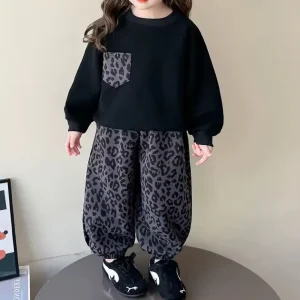 Cordset Leopard Grey