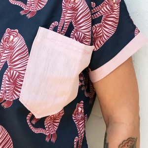 Maglia Cubetto Mini Tigre Rosa