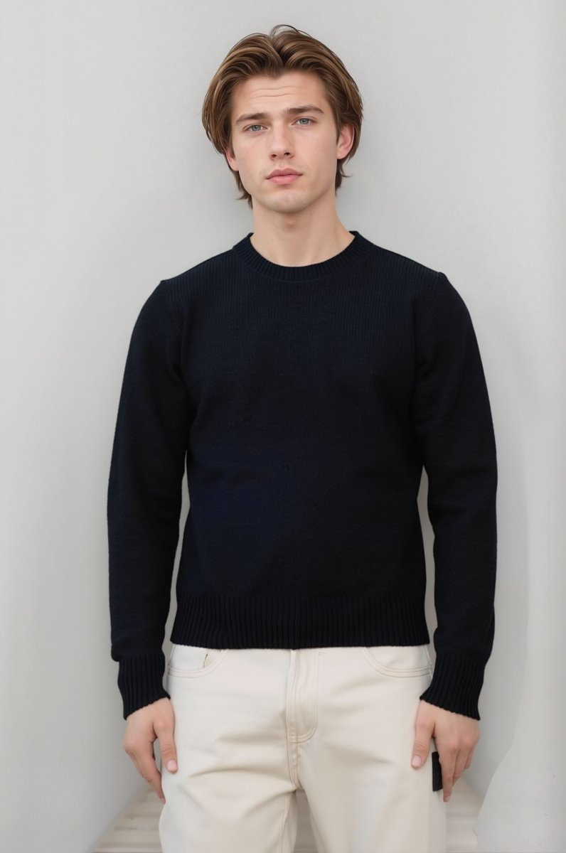 Maglione girocollo in ciniglia