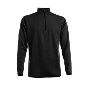 MICROPILE TERMICO NERO MEZZA ZIP