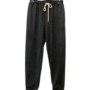 Pantalone jogger misto viscosa grigio fumo!