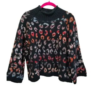 Maglione pull misto lana animalier!