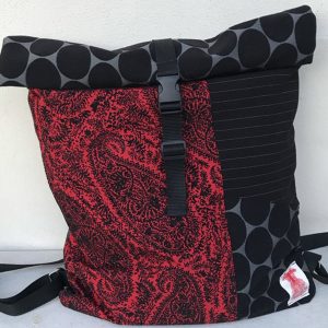 Zaino Rosso Fatto a Mano