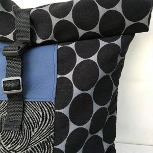 Zaino Blu Artigianale Fatto a Mano