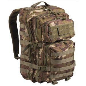 ZAINO MIMETICO VEGETATO A MOLLE MISURA GRANDE 40 LITRI